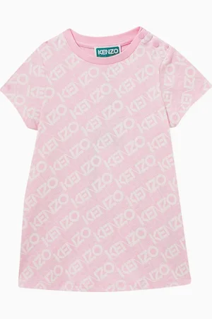 Kenzo Logo-print T-shirt Dress in Organic Cotton