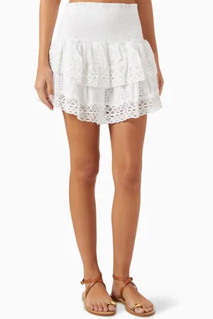 BOTEH Anais Shirred Mini Skirt