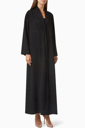 Hessa Falasi Zainah Self-striped Abaya
