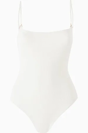Melissa Odabash Palma Ribbed One-piece Swimsuit