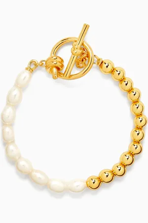Kate Spade Ropes & Knots Toggle Bracelet in Gold-tone Brass