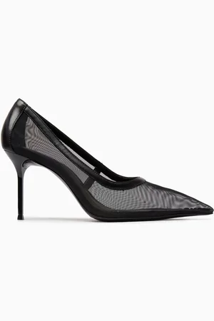 Schutz Sheer 100 Pumps in Mesh & Leather