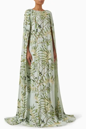 Bernadette Minnie Embellished Cape Dress
