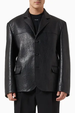 Prada Single-breasted Jacket in Nappa Leather