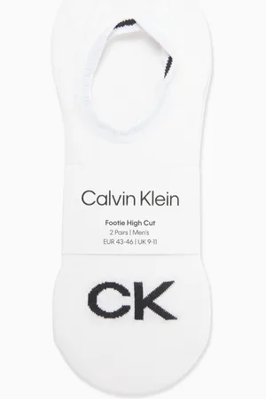 Calvin Klein No Show Socks in Cotton-blend, Set of 2