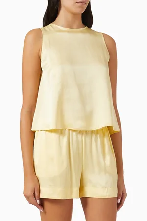 ASCENO Sofia Top in Silk-charmeuse