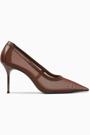 Schutz Sheer 91 Pumps in Mesh & Leather