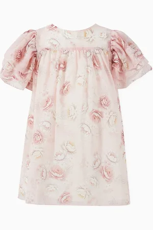 Eirene Floral-print Dress in Chiffon