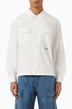 Cherry Western Shirt in Cotton-poplin