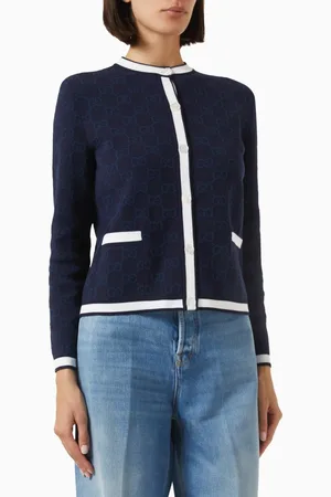 Gucci GG Cardigan in Cotton-jacquard