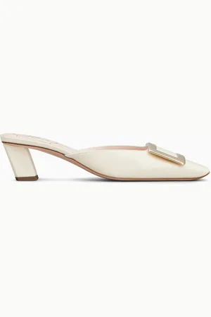 Roger Vivier Belle Vivier Mules in Patent Leather