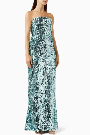 Bronx and Banco Farah Sequin-embellished Gown