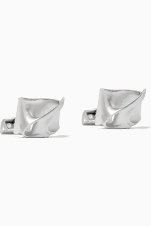 Tateossian X Zaha Hadid Design Twisted Cufflinks in Stainless Steel