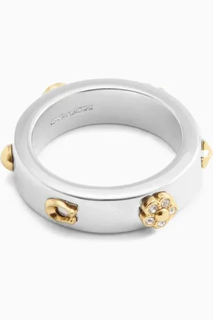 Coach Star Heart Tearose Band Ring