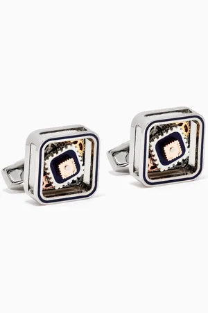Tateossian Magro Gear Cufflinks in Metal