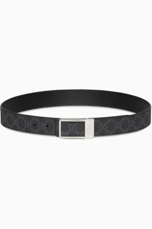 Gucci Retangular Buckle Reversible Belt in Leather