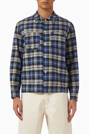 Cherry Western Boxy Plaid Shirt