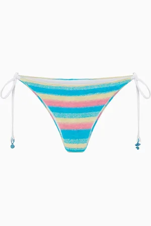 Casablanca Stripe Towelling Bikini Briefs