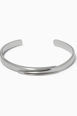 Tateossian X Zaha Hadid Design Twisted Bangle in Stainless Steel