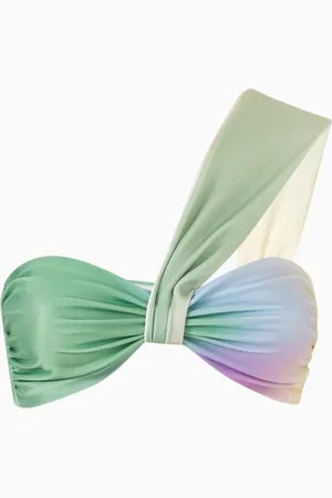Baobab Maple One-shoulder Bikini Top in Lycra