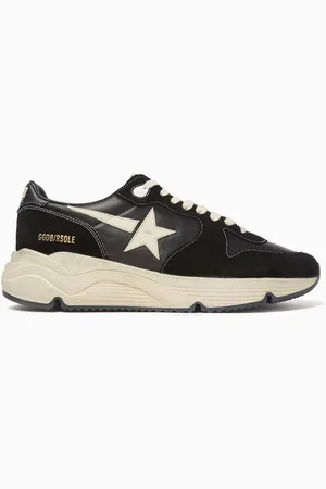 Golden Goose Running Sole Sneakers in Leather & Suede