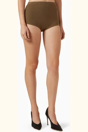 The Frankie Shop Alissa Knit Briefs in Viscose Blend