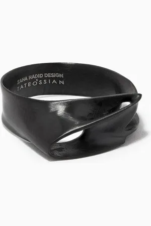 Tateossian X Zaha Hadid Design Twisted Ring in Stainless Steel