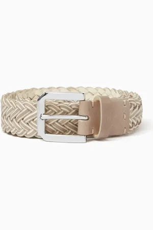 Brunello Cucinelli Braided Belt in Leather