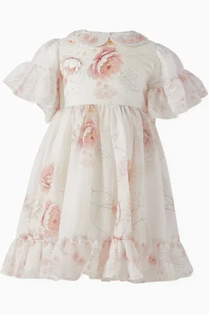 Eirene Floral-print Dress in Chiffon
