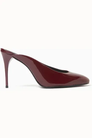 Schutz Almond-toe 100 Mules in Patent Leather