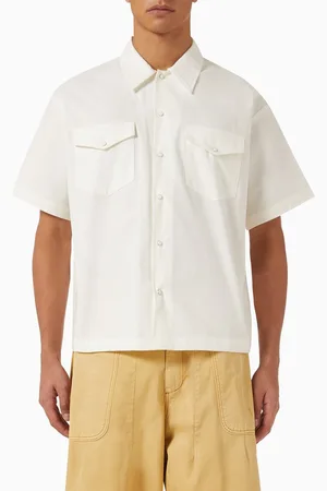 Cherry Western Mechanic Shirt in Cotton-twill