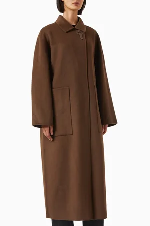 12 STOREEZ Belted Coat in Wool-cashmere Blend