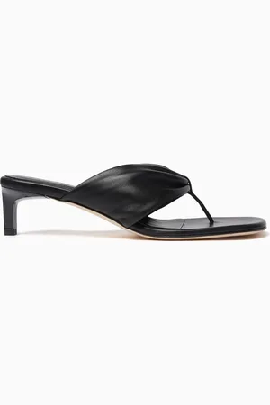 Dear Frances Wrap 45 Thong Sandals in Leather
