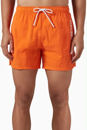 Emporio Armani EA Logo Swim Shorts in Nylon