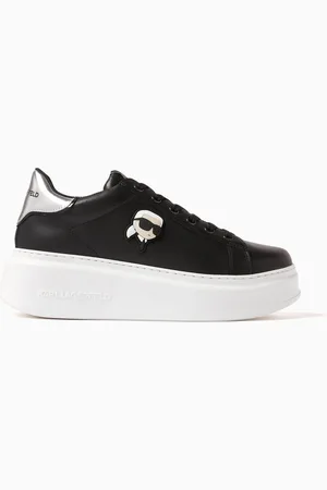 Karl Lagerfeld Anakapri Flatform Sneakers in Leather