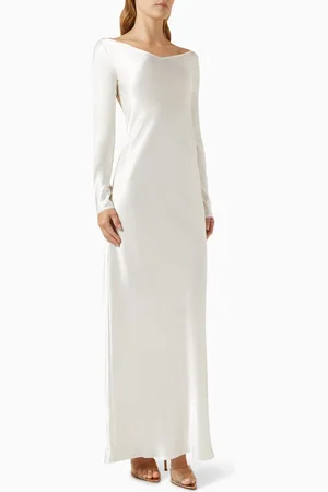 Anna October Andarta Maxi Dress in Satin