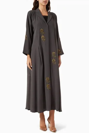 Rauaa official Thread-embroidered Abaya