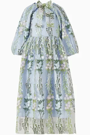 RASPBERRY PLUM Mina Embroidered Maxi Dress