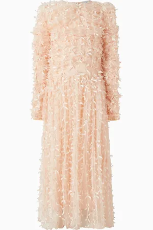 RASPBERRY PLUM Maggie Fringed Maxi Dress