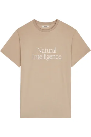 The Pangaia Womens 365 Natural Intelligence T-shirt—mirage beige