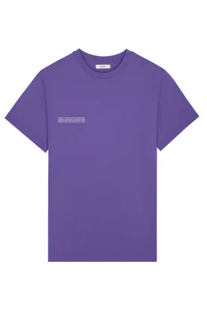 The Pangaia Womens 365 Midweight T-shirt—ultraviolet