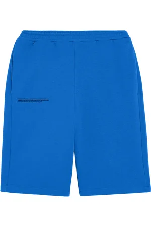 The Pangaia Mens 365 Midweight Long Shorts—cobalt