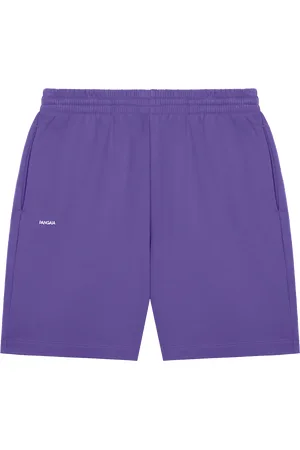 The Pangaia Mens 365 Midweight Mid Length Shorts—ultraviolet