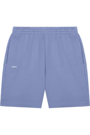 The Pangaia Mens 365 Midweight Mid Length shorts—aster