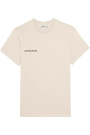 The Pangaia Womens 365 Midweight T-shirt—sand