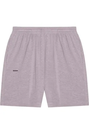 The Pangaia Mens DNA Frutfiber Shorts—raisin