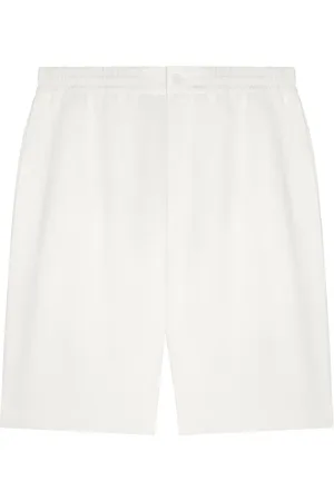 The Pangaia Mens DNA Aloe Linen Long Shorts—off