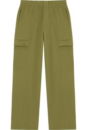 The Pangaia Mens DNA Double Jersey Cargo Trousers—highland