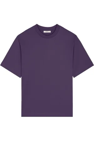The Pangaia Womens DNA Oversized T-Shirt—blackberry
