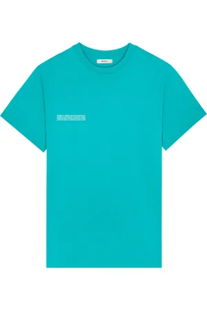 The Pangaia Womens 365 Midweight T-shirt—Ocean Turquoise